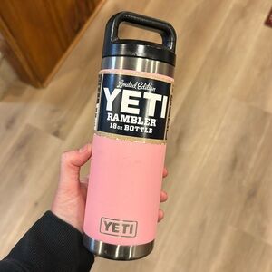 Yeti Limited Edition Pink 18 oz Rambler Brand New